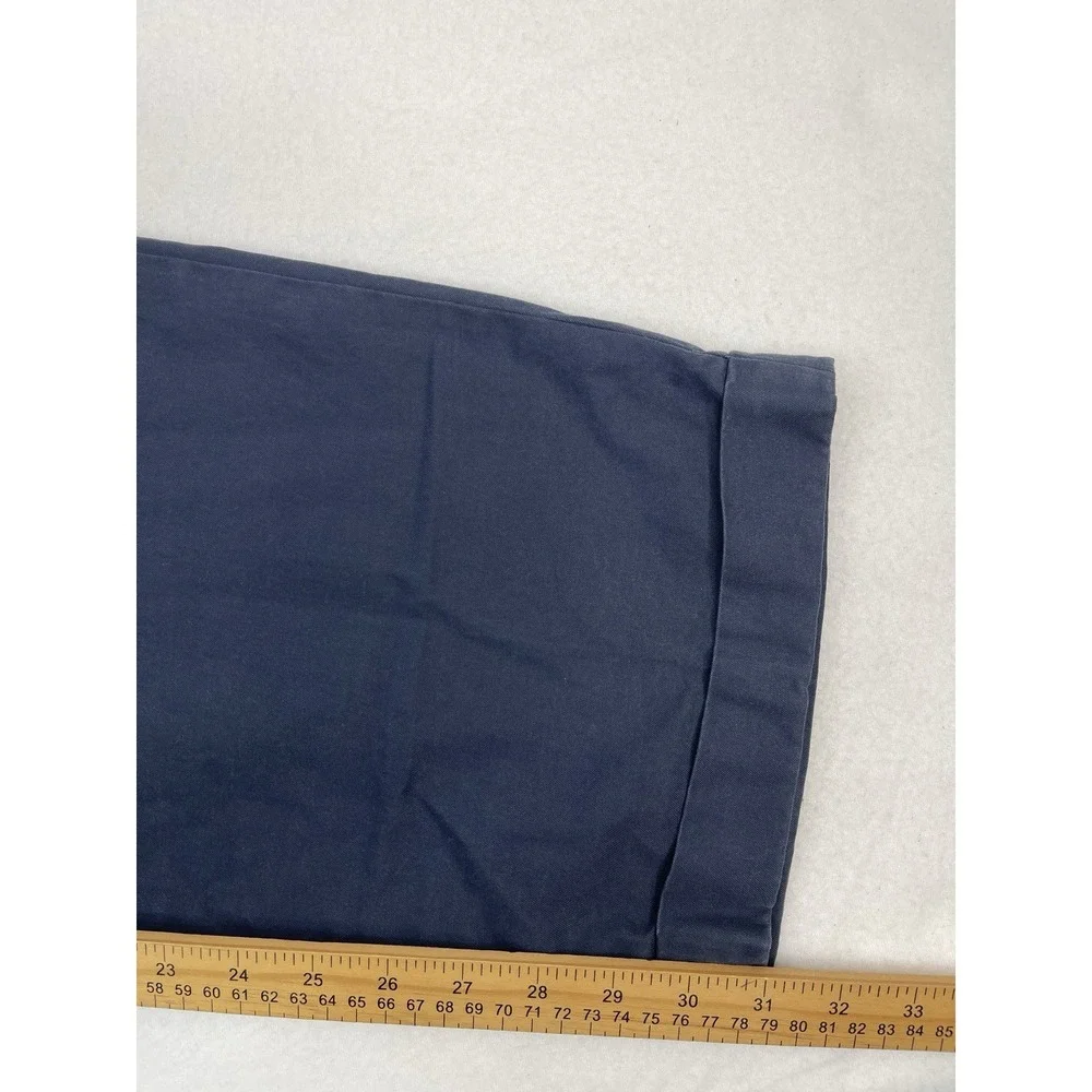 Brooks Brothers Advantage Chino Pants Elliot Men's 38‎ 31 Navy Pleated Cuffed